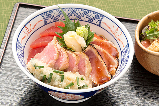 三種のまぐろ丼