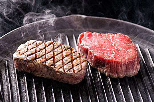 牛フィレ肉のステーキ