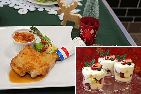 クリスマスチキン＆デザート