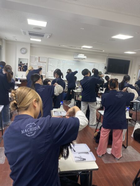 2年生カット授業✂︎