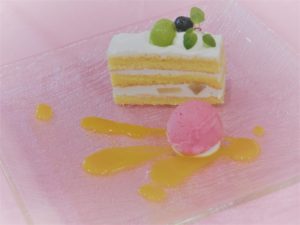 夏のフルーツショートケーキ（7/29体験入学）